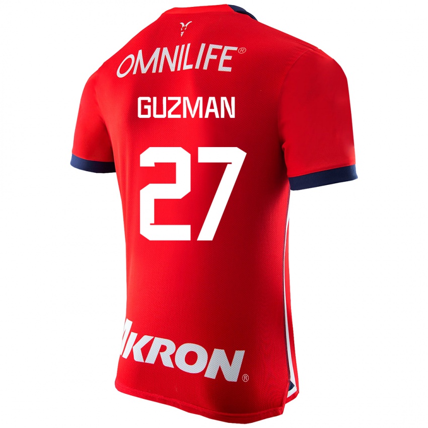 Herren Kinberly Guzmán #27 Rot Heimtrikot Trikot 2023/24 T-Shirt Schweiz