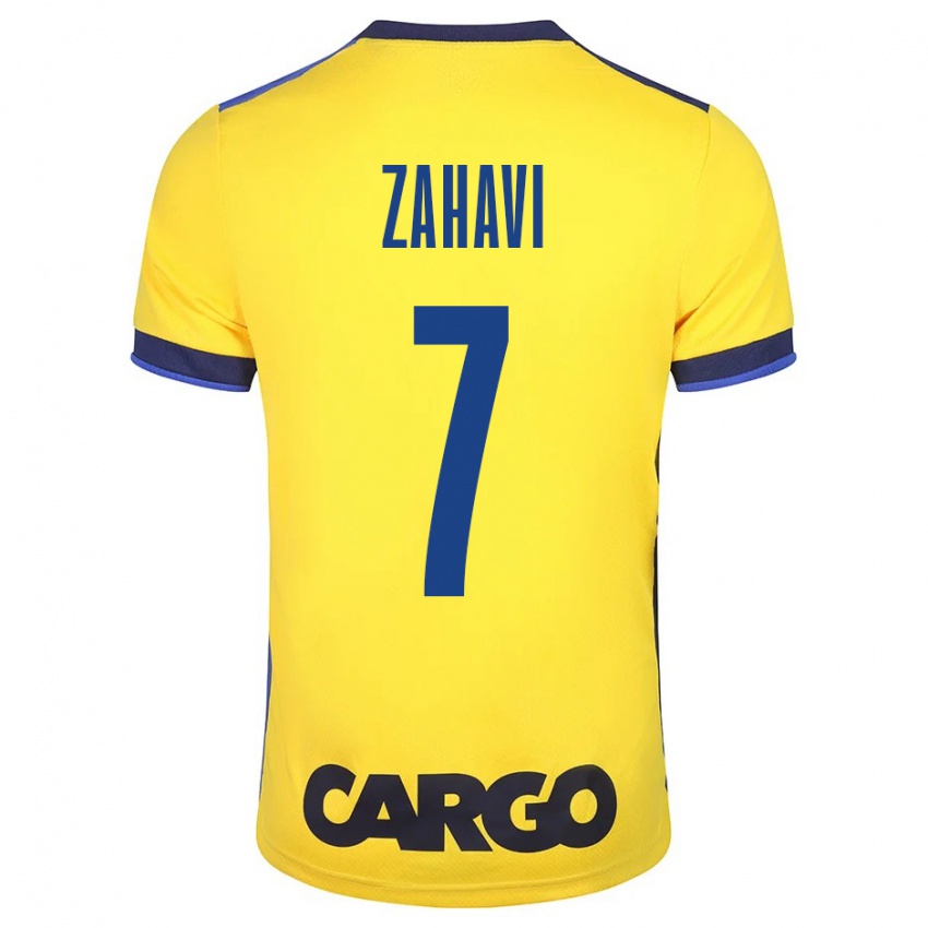 Herren Eran Zahavi #7 Gelb Heimtrikot Trikot 2023/24 T-Shirt Schweiz