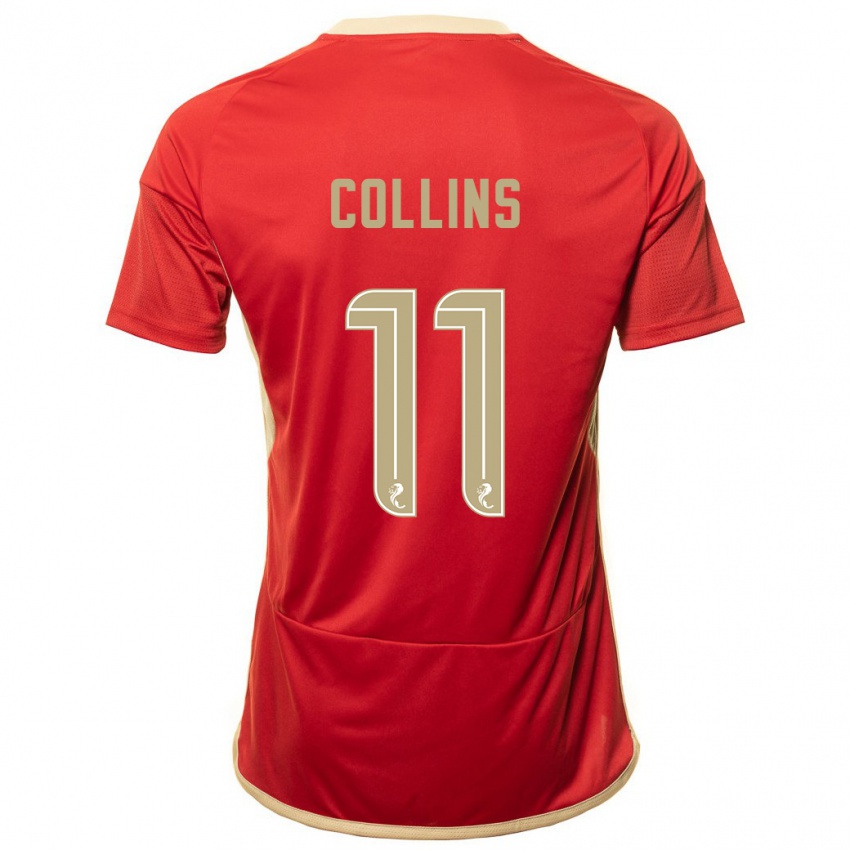 Herren Bailley Collins #11 Rot Heimtrikot Trikot 2023/24 T-Shirt Schweiz