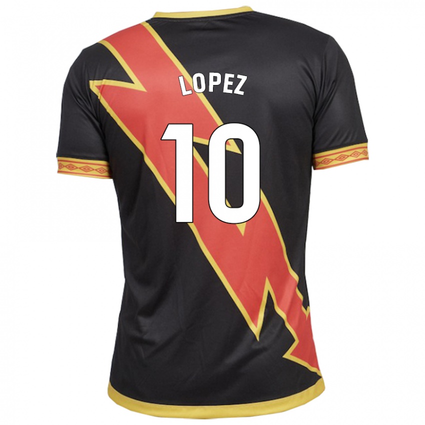 Herren Asier López #10 Schwarz Auswärtstrikot Trikot 2023/24 T-Shirt Schweiz