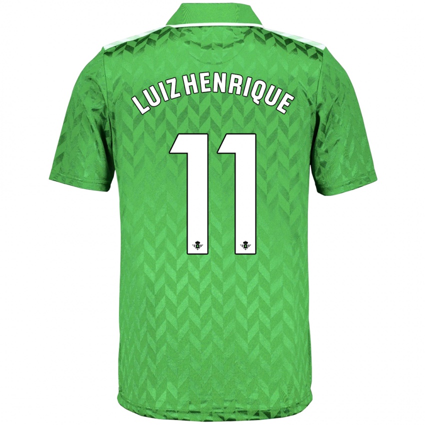 Herren Luiz Henrique #11 Grün Auswärtstrikot Trikot 2023/24 T-Shirt Schweiz