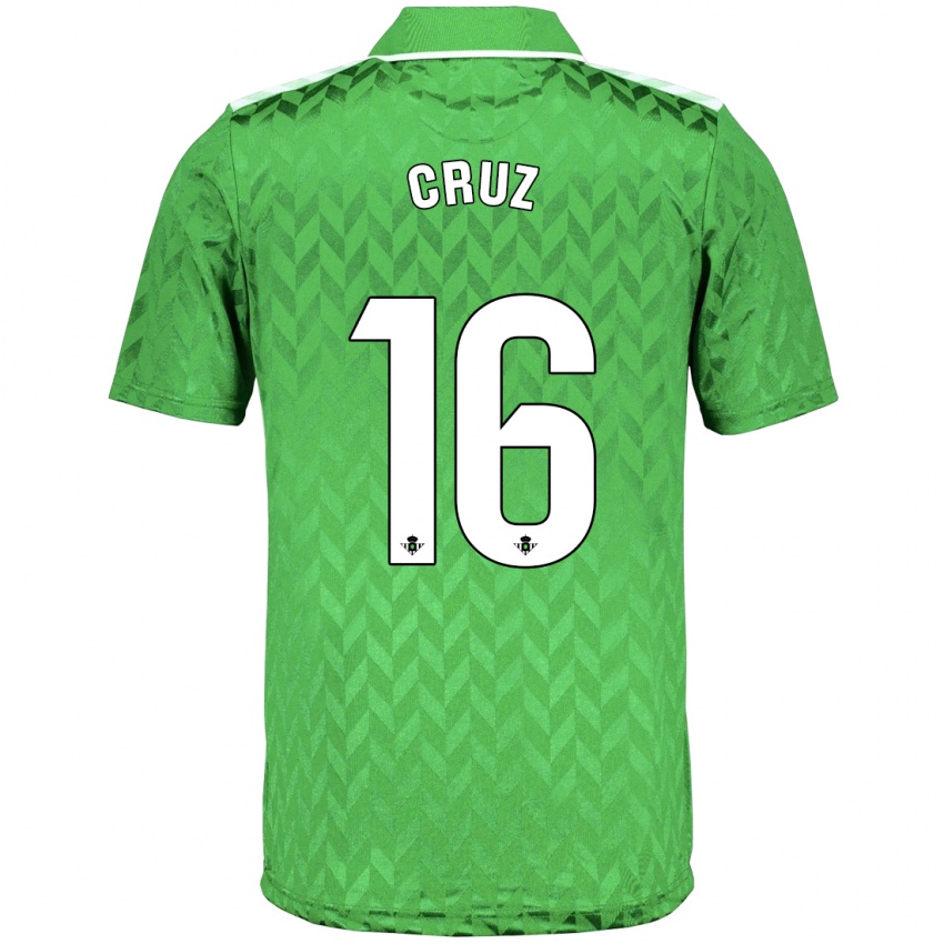 Herren Juan Cruz #16 Grün Auswärtstrikot Trikot 2023/24 T-Shirt Schweiz
