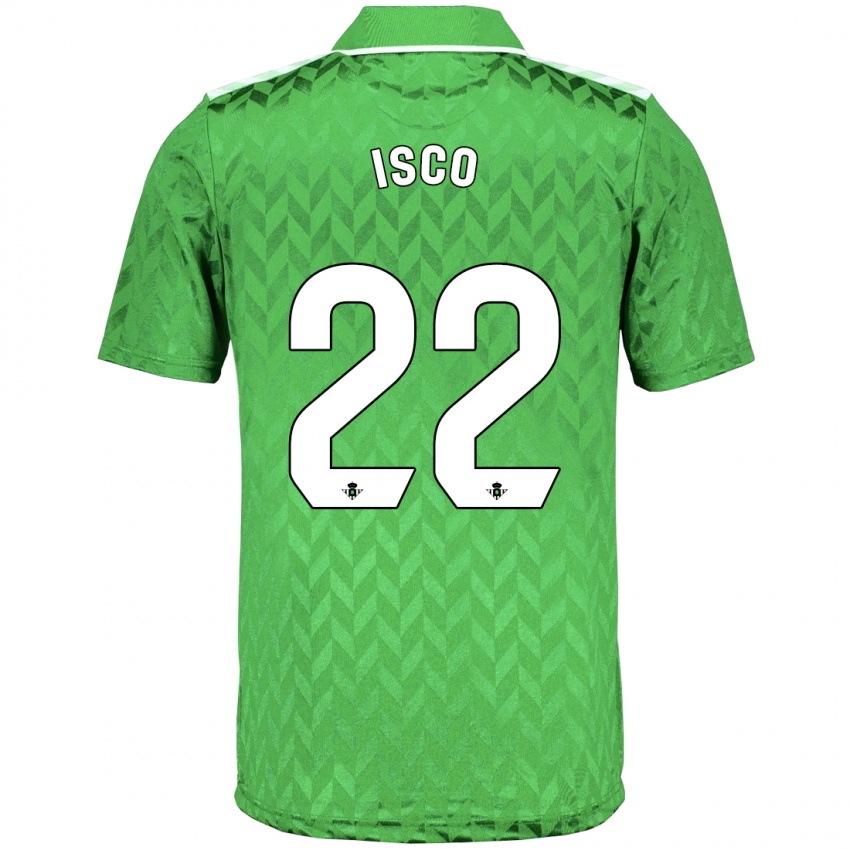 Herren Isco #22 Grün Auswärtstrikot Trikot 2023/24 T-Shirt Schweiz