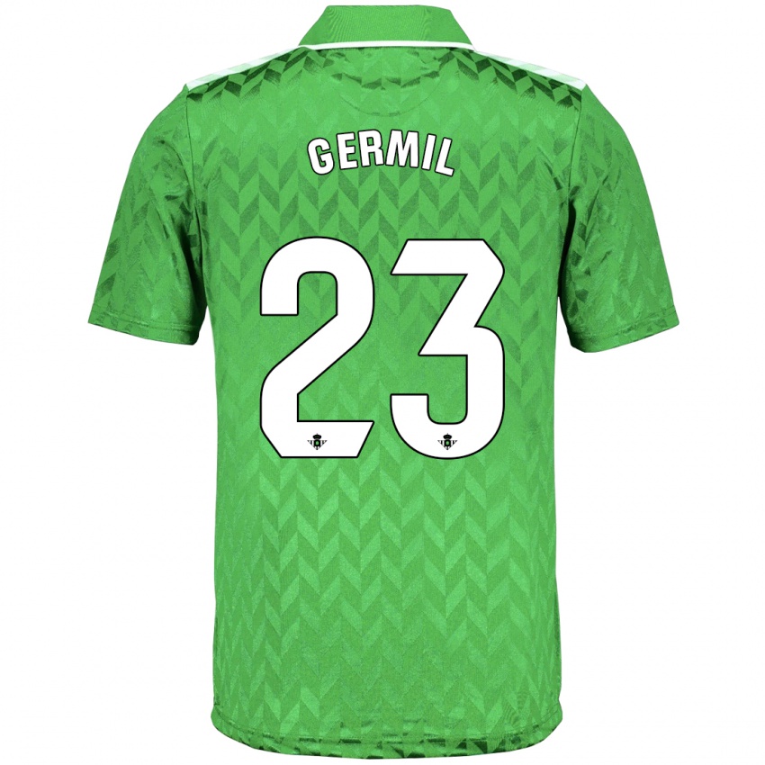 Herren Darío Germil #23 Grün Auswärtstrikot Trikot 2023/24 T-Shirt Schweiz
