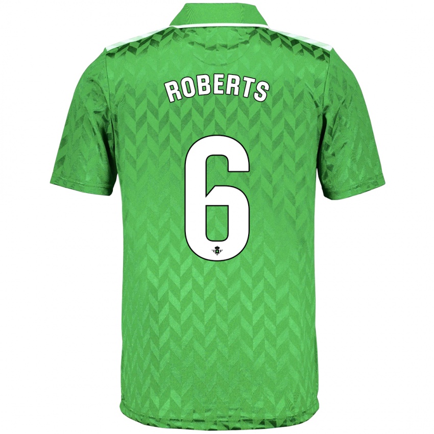 Herren Rhiannon Roberts #6 Grün Auswärtstrikot Trikot 2023/24 T-Shirt Schweiz