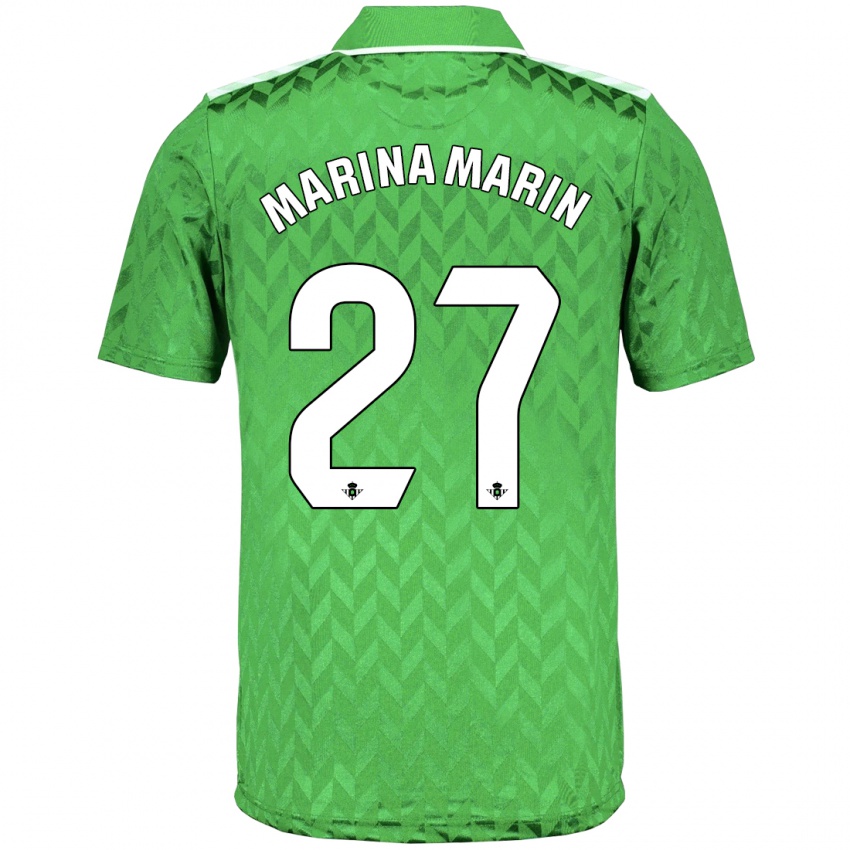 Herren Marina Marín #27 Grün Auswärtstrikot Trikot 2023/24 T-Shirt Schweiz