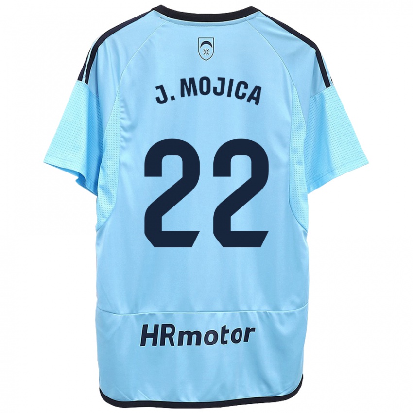 Herren Johan Mojica #22 Blau Auswärtstrikot Trikot 2023/24 T-Shirt Schweiz