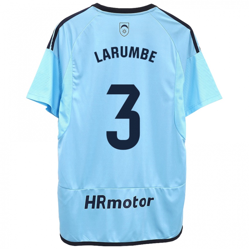 Herren Saioa Larumbe Beloqui #3 Blau Auswärtstrikot Trikot 2023/24 T-Shirt Schweiz