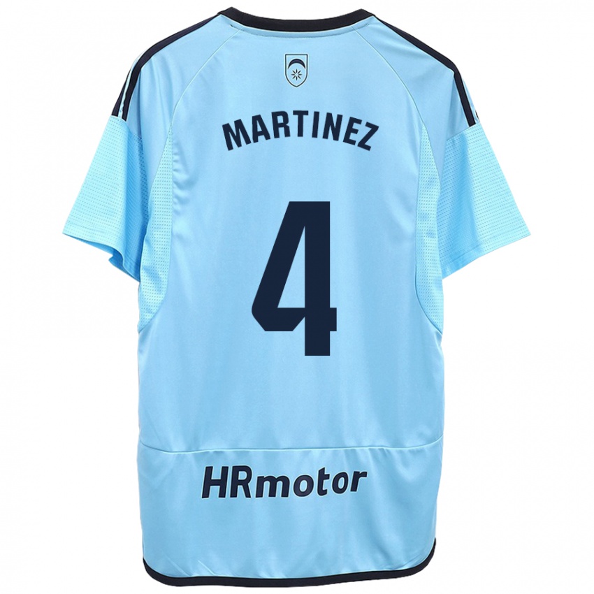 Herren Vera Martínez Viota #4 Blau Auswärtstrikot Trikot 2023/24 T-Shirt Schweiz