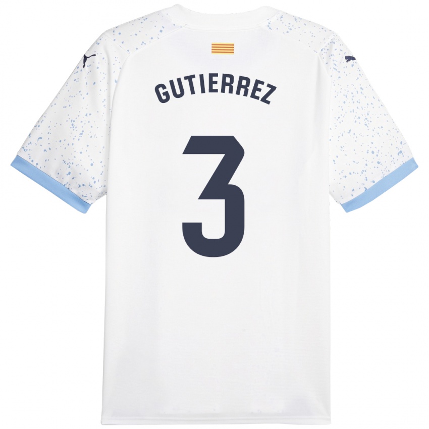 Herren Miguel Gutierrez #3 Weiß Auswärtstrikot Trikot 2023/24 T-Shirt Schweiz