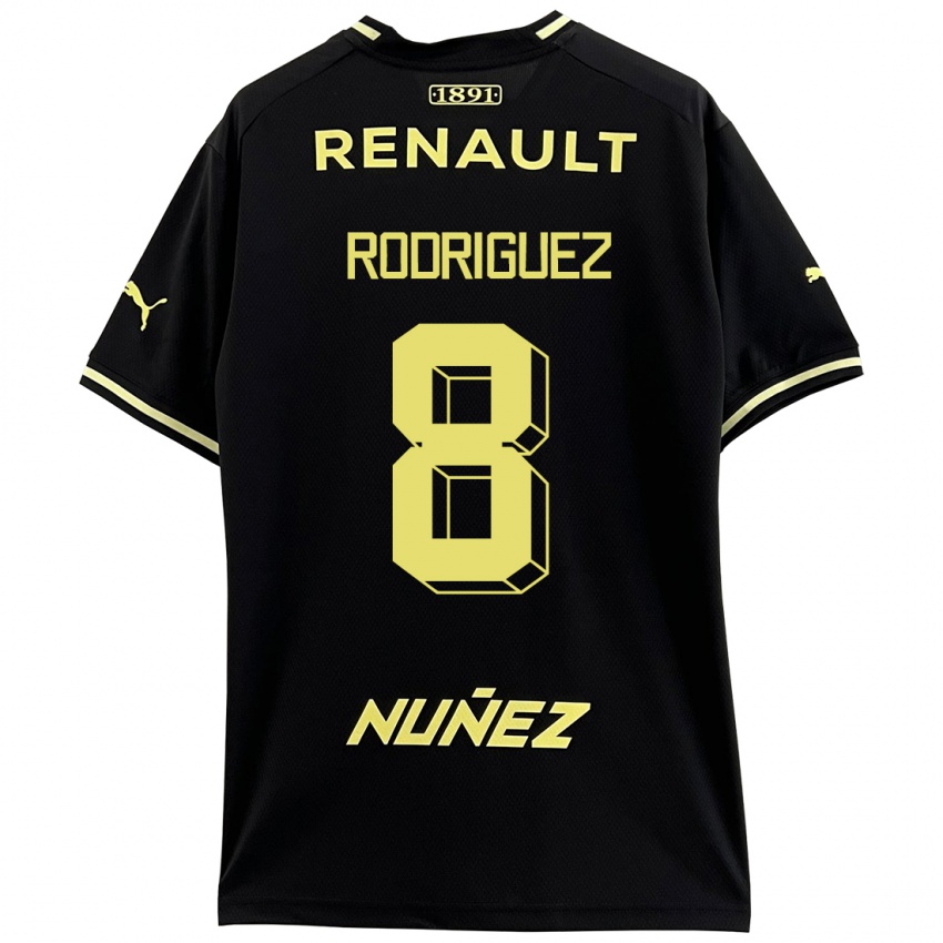 Herren Sebastián Rodríguez #8 Schwarz Auswärtstrikot Trikot 2023/24 T-Shirt Schweiz