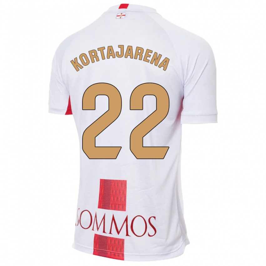 Herren Iker Kortajarena #22 Weiß Auswärtstrikot Trikot 2023/24 T-Shirt Schweiz