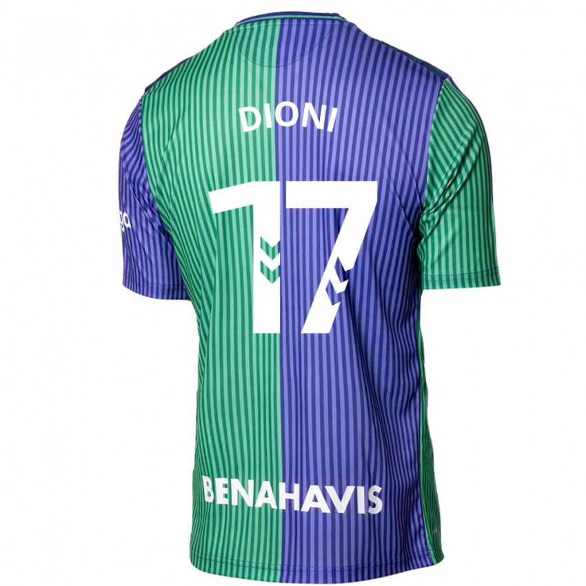 Herren Dioni #17 Grün Blau Auswärtstrikot Trikot 2023/24 T-Shirt Schweiz