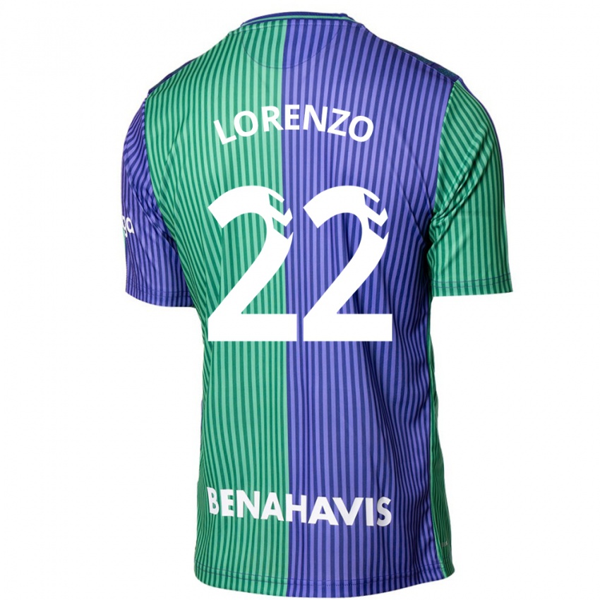 Herren Dani Lorenzo #22 Grün Blau Auswärtstrikot Trikot 2023/24 T-Shirt Schweiz