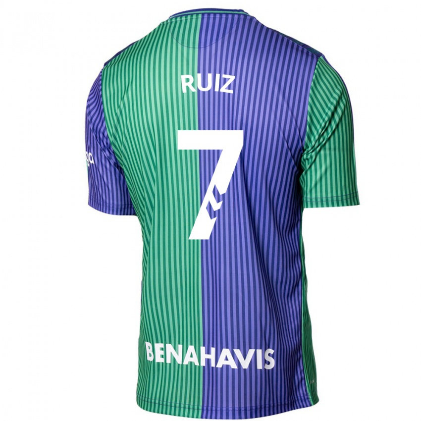 Herren María Ruiz #7 Grün Blau Auswärtstrikot Trikot 2023/24 T-Shirt Schweiz