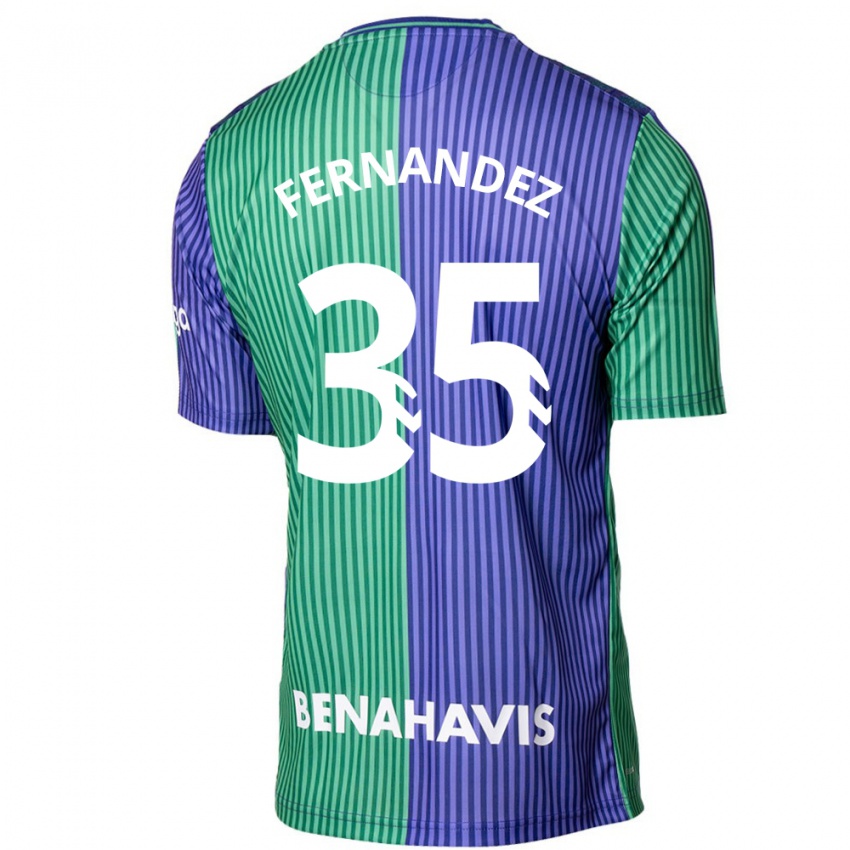 Herren Inés Fernández #35 Grün Blau Auswärtstrikot Trikot 2023/24 T-Shirt Schweiz