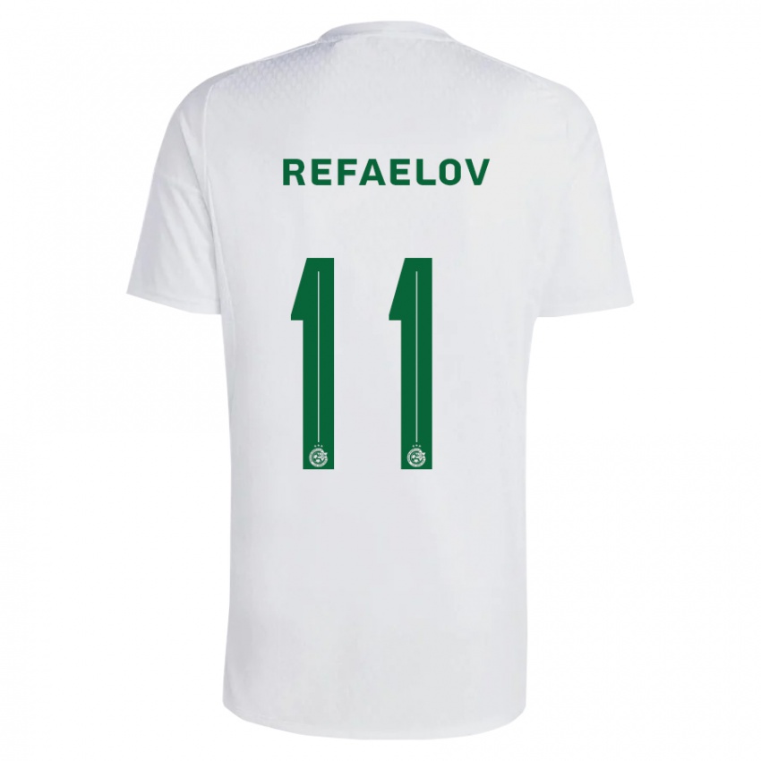 Herren Lior Refaelov #11 Grün Blau Auswärtstrikot Trikot 2023/24 T-Shirt Schweiz