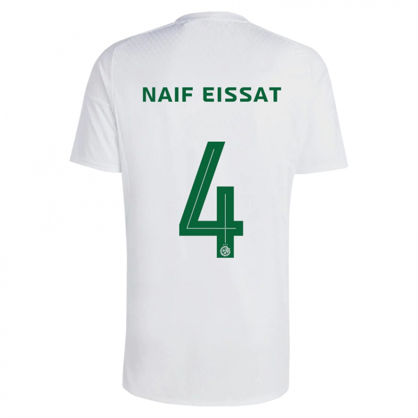 Herren Lisav Naif Eissat #4 Grün Blau Auswärtstrikot Trikot 2023/24 T-Shirt Schweiz