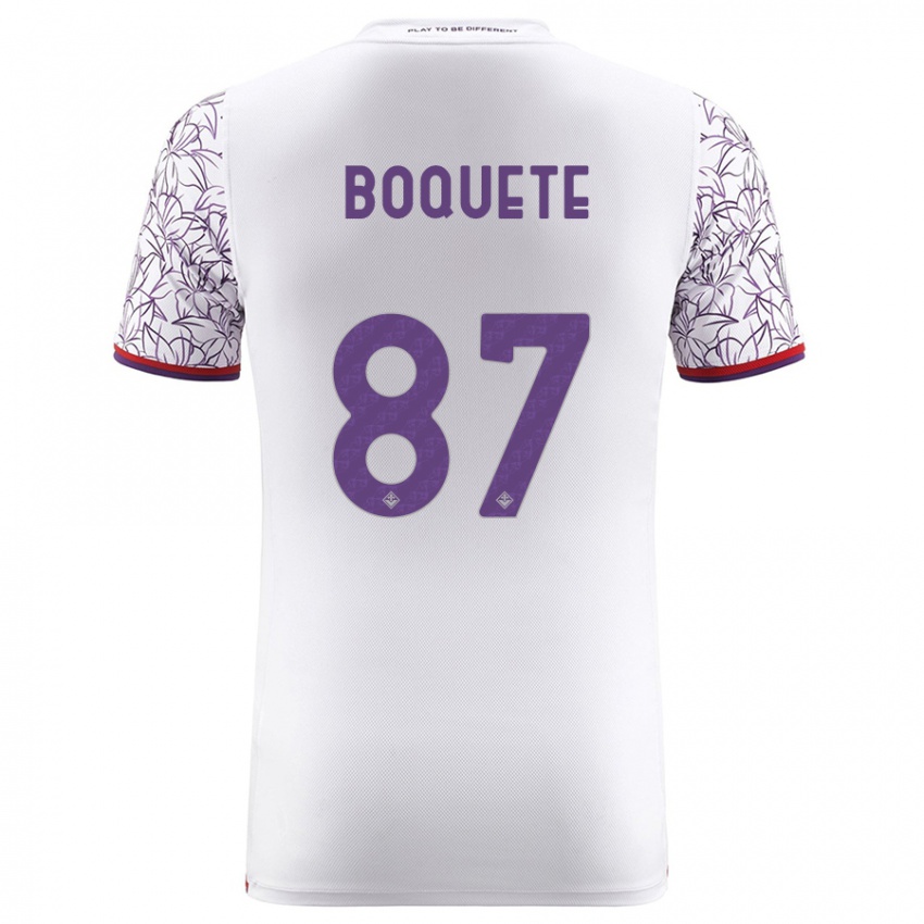 Herren Veronica Boquete #87 Weiß Auswärtstrikot Trikot 2023/24 T-Shirt Schweiz