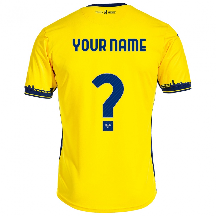 Herren Ihren Namen #0 Gelb Auswärtstrikot Trikot 2023/24 T-Shirt Schweiz