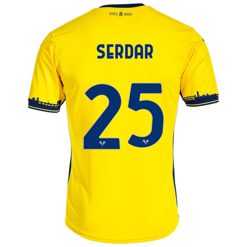 Herren Suat Serdar #25 Gelb Auswärtstrikot Trikot 2023/24 T-Shirt Schweiz