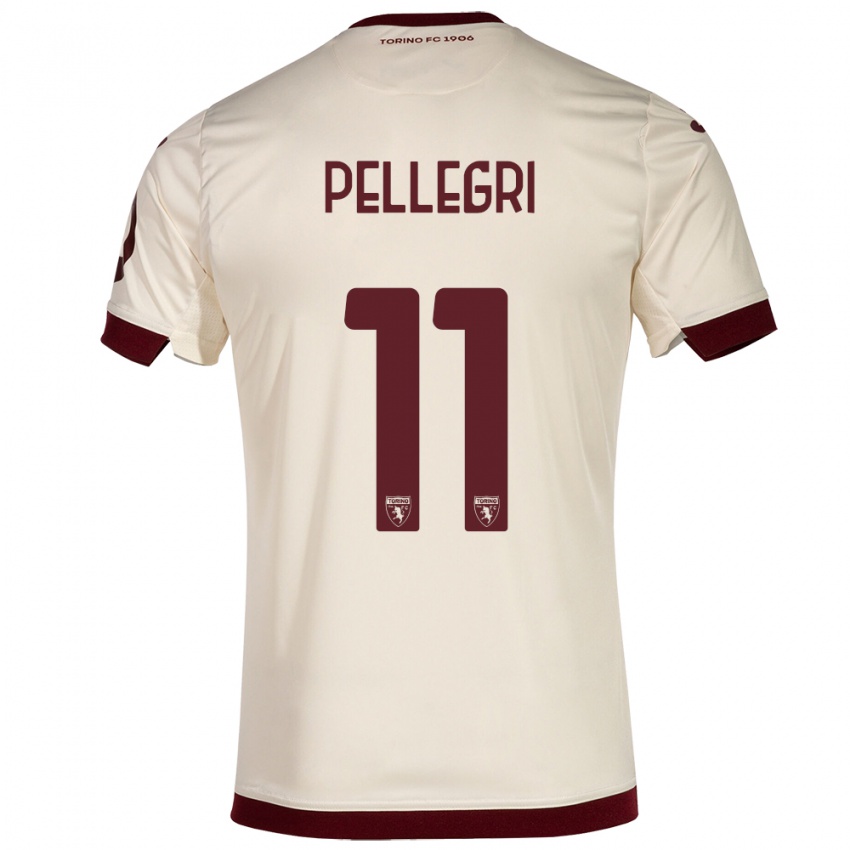 Herren Pietro Pellegri #11 Sekt Auswärtstrikot Trikot 2023/24 T-Shirt Schweiz