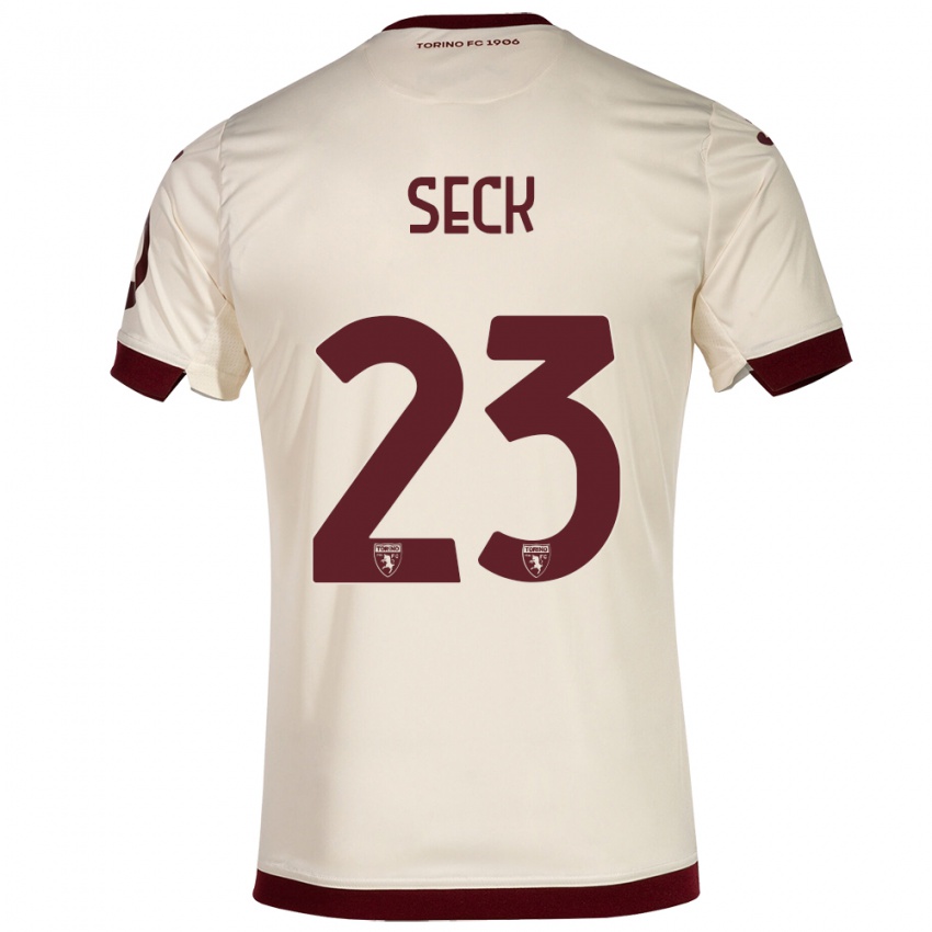 Herren Demba Seck #23 Sekt Auswärtstrikot Trikot 2023/24 T-Shirt Schweiz