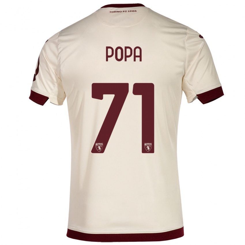 Herren Mihai Popa #71 Sekt Auswärtstrikot Trikot 2023/24 T-Shirt Schweiz