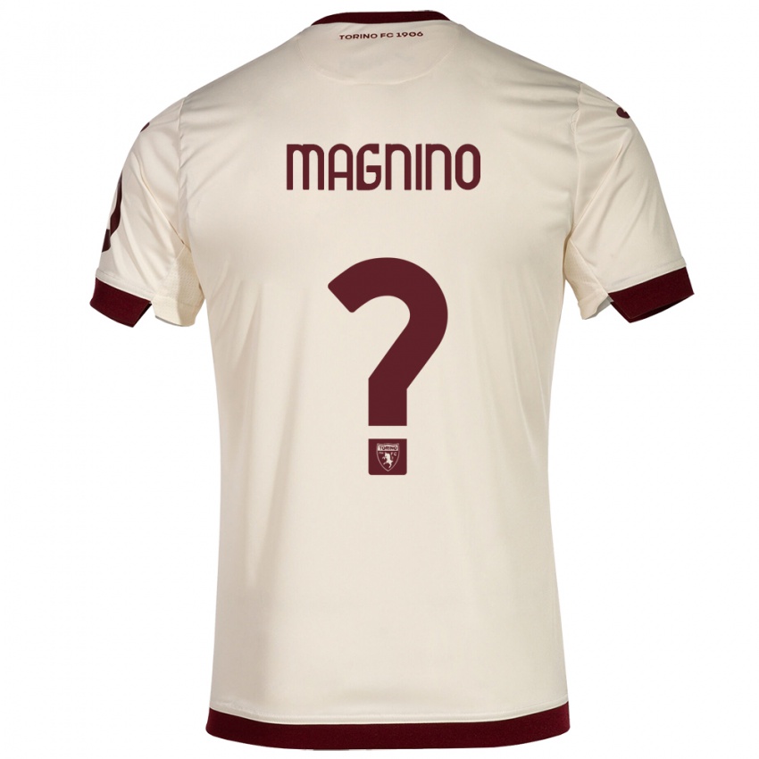 Herren Emanuele Magnino #0 Sekt Auswärtstrikot Trikot 2023/24 T-Shirt Schweiz
