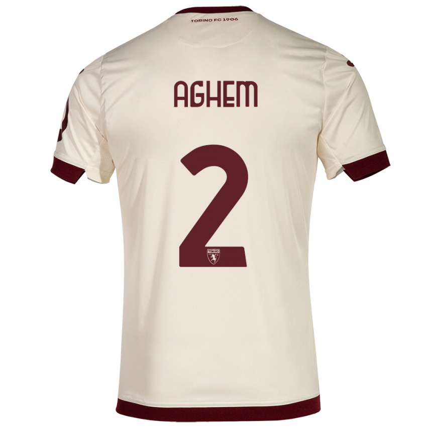 Herren Brigitta Aghem #2 Sekt Auswärtstrikot Trikot 2023/24 T-Shirt Schweiz