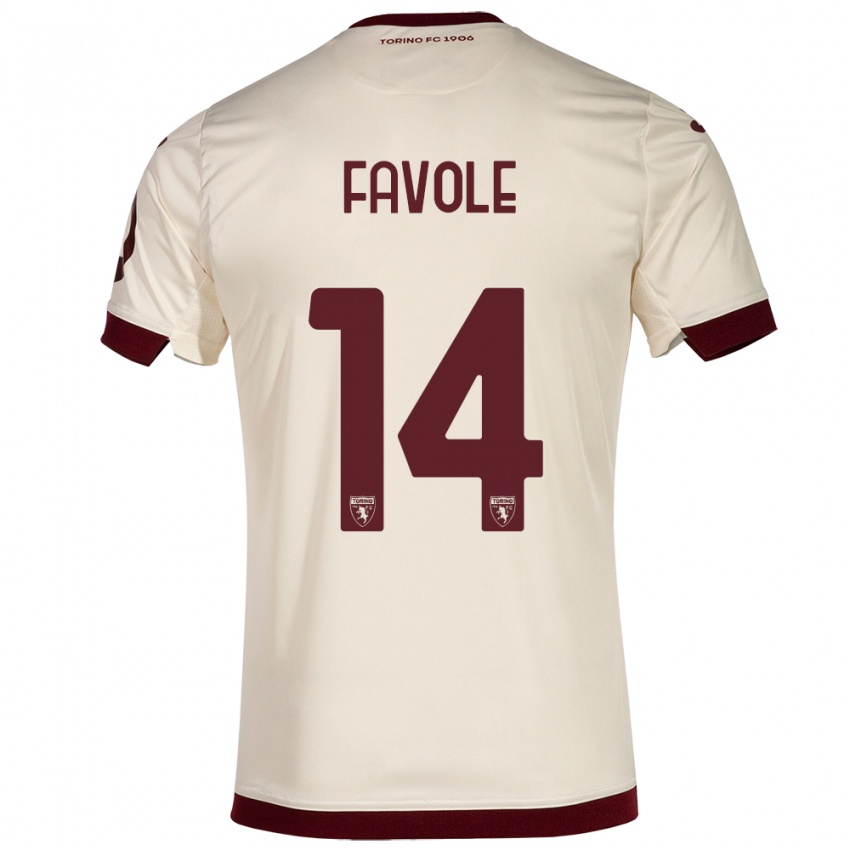 Herren Annalisa Favole #14 Sekt Auswärtstrikot Trikot 2023/24 T-Shirt Schweiz