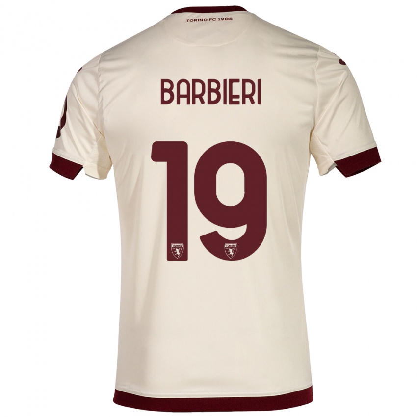 Herren Raffaella Barbieri #19 Sekt Auswärtstrikot Trikot 2023/24 T-Shirt Schweiz