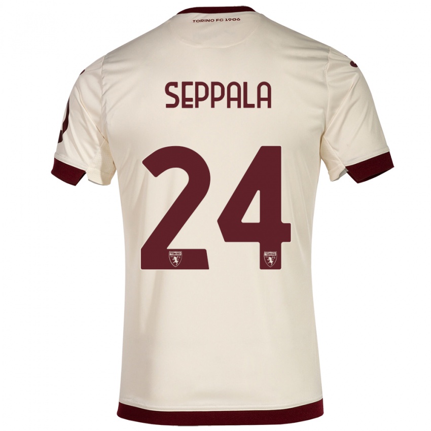 Herren Rosa Lappi-Seppälä #24 Sekt Auswärtstrikot Trikot 2023/24 T-Shirt Schweiz