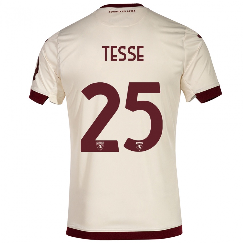 Herren Manuela Tesse #25 Sekt Auswärtstrikot Trikot 2023/24 T-Shirt Schweiz