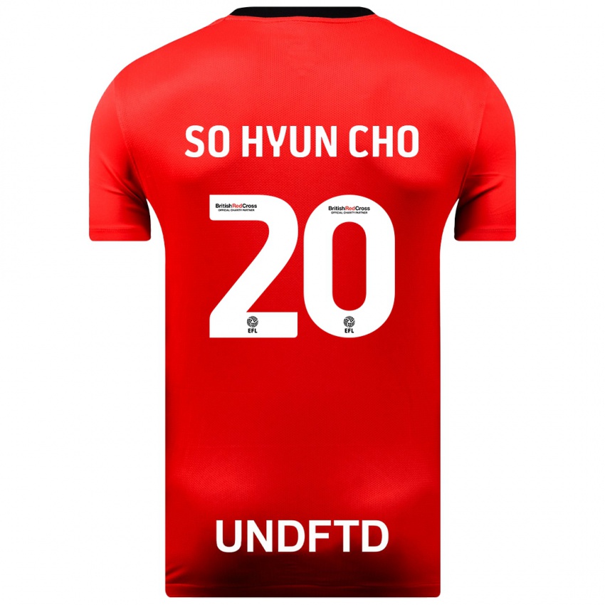 Herren Cho So-Hyun #20 Rot Auswärtstrikot Trikot 2023/24 T-Shirt Schweiz