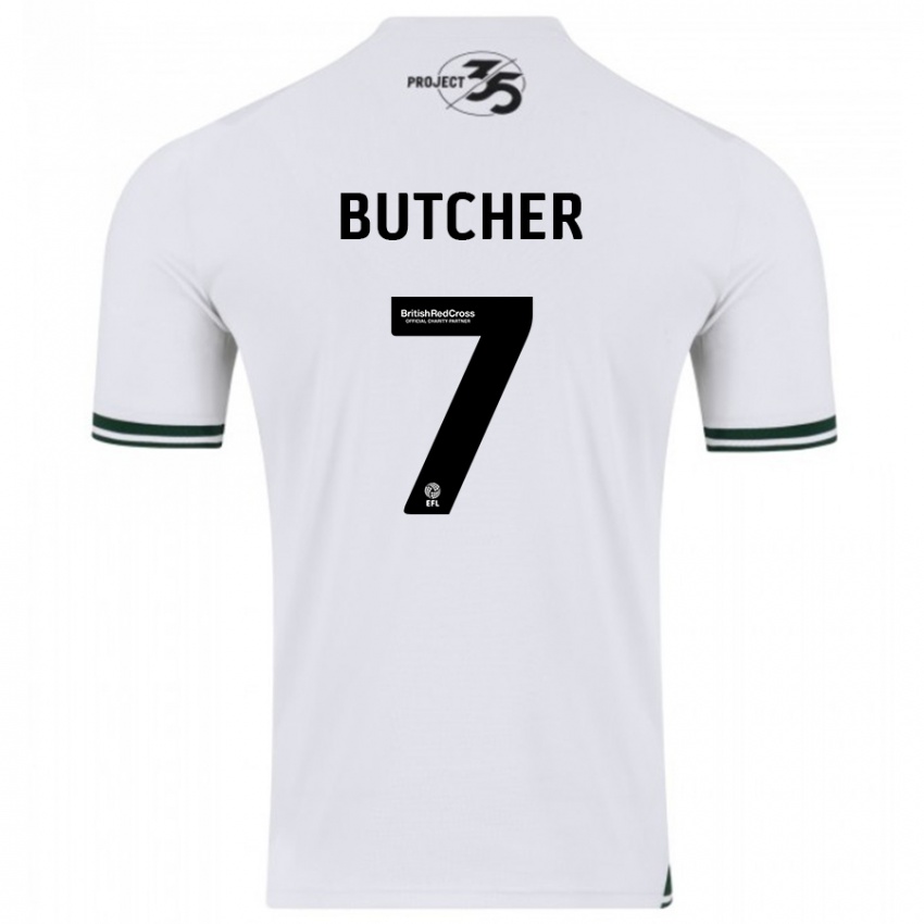 Herren Matt Butcher #7 Weiß Auswärtstrikot Trikot 2023/24 T-Shirt Schweiz