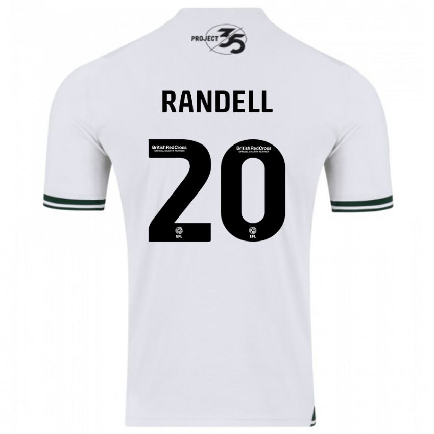 Herren Adam Randell #20 Weiß Auswärtstrikot Trikot 2023/24 T-Shirt Schweiz