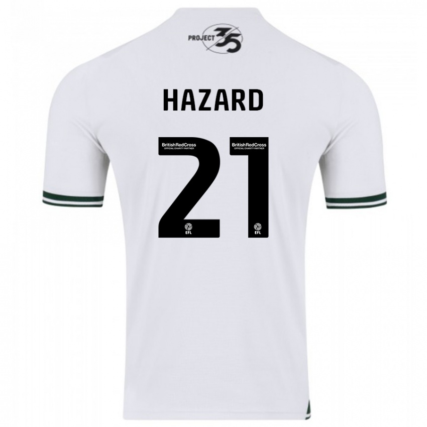 Herren Conor Hazard #21 Weiß Auswärtstrikot Trikot 2023/24 T-Shirt Schweiz