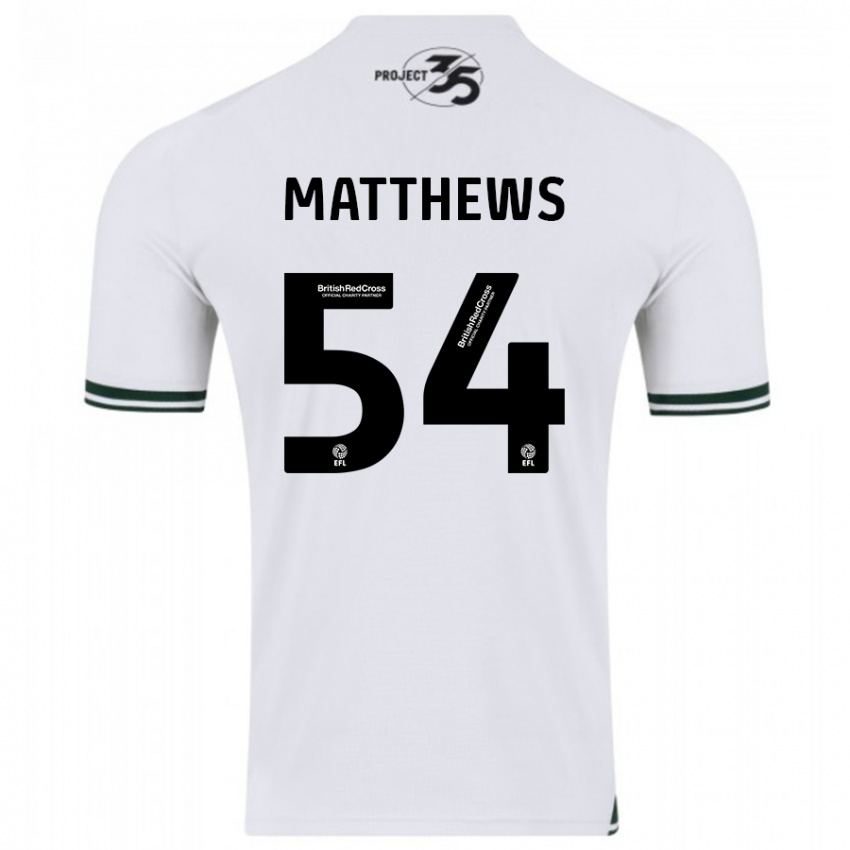 Herren Jack Matthews #54 Weiß Auswärtstrikot Trikot 2023/24 T-Shirt Schweiz