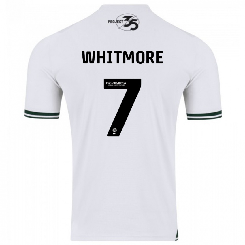 Herren Charlotte Whitmore #7 Weiß Auswärtstrikot Trikot 2023/24 T-Shirt Schweiz