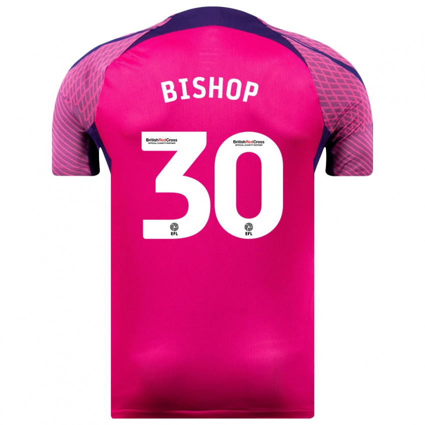 Herren Nathan Bishop #30 Lila Auswärtstrikot Trikot 2023/24 T-Shirt Schweiz