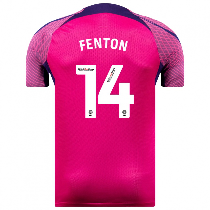 Herren Natasha Fenton #14 Lila Auswärtstrikot Trikot 2023/24 T-Shirt Schweiz
