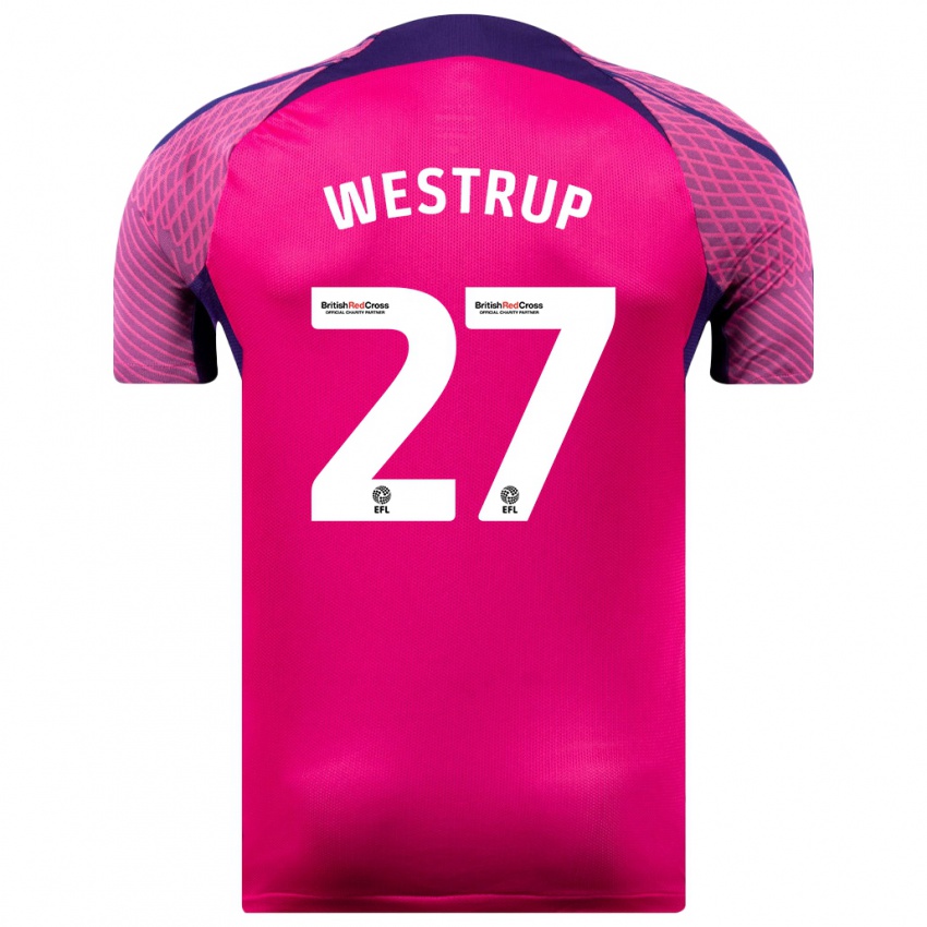 Herren Brianna Westrup #27 Lila Auswärtstrikot Trikot 2023/24 T-Shirt Schweiz