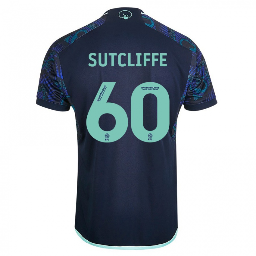 Herren Harvey Sutcliffe #60 Blau Auswärtstrikot Trikot 2023/24 T-Shirt Schweiz