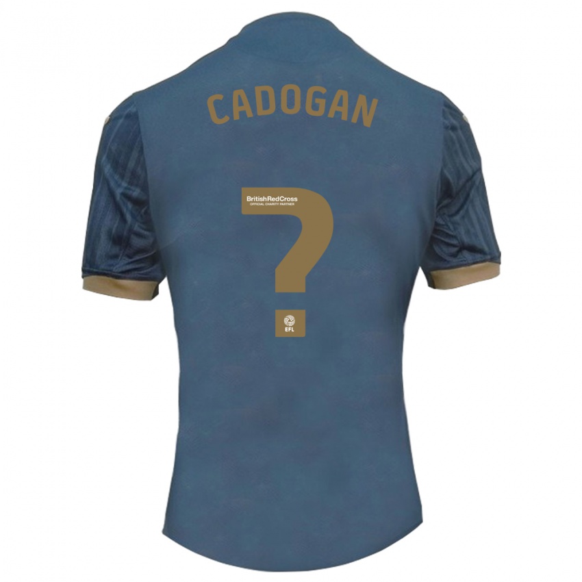 Herren Maliq Cadogan #0 Dunkles Blaugrün Auswärtstrikot Trikot 2023/24 T-Shirt Schweiz