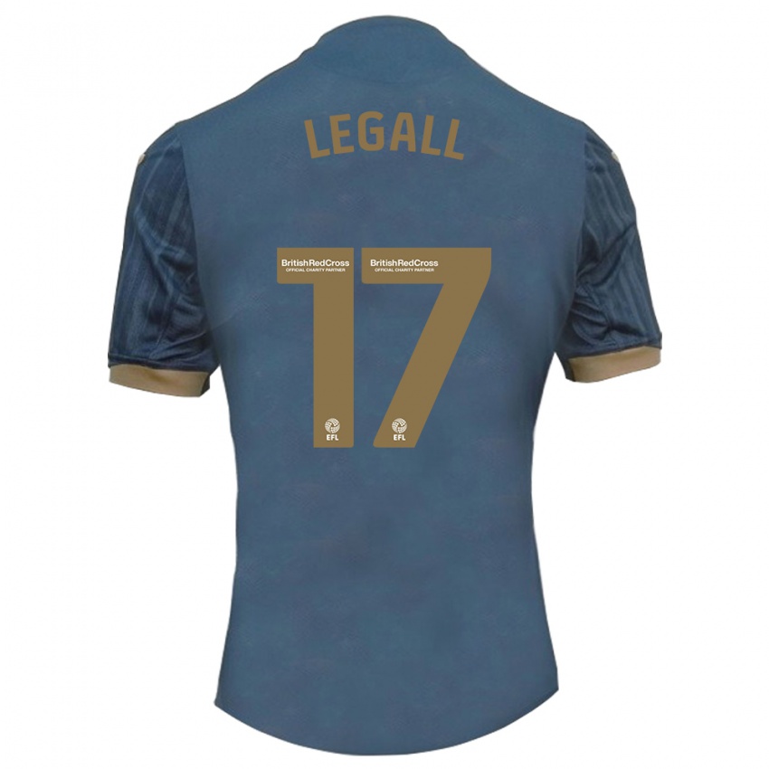 Herren Monet Legall #17 Dunkles Blaugrün Auswärtstrikot Trikot 2023/24 T-Shirt Schweiz