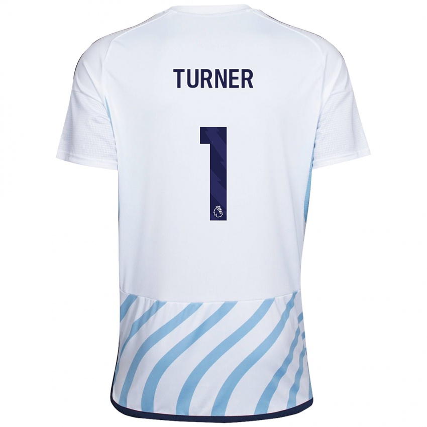 Herren Matt Turner #1 Weiß Blau Auswärtstrikot Trikot 2023/24 T-Shirt Schweiz