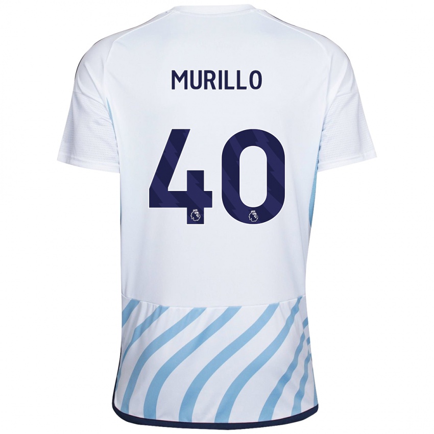 Herren Murillo #40 Weiß Blau Auswärtstrikot Trikot 2023/24 T-Shirt Schweiz