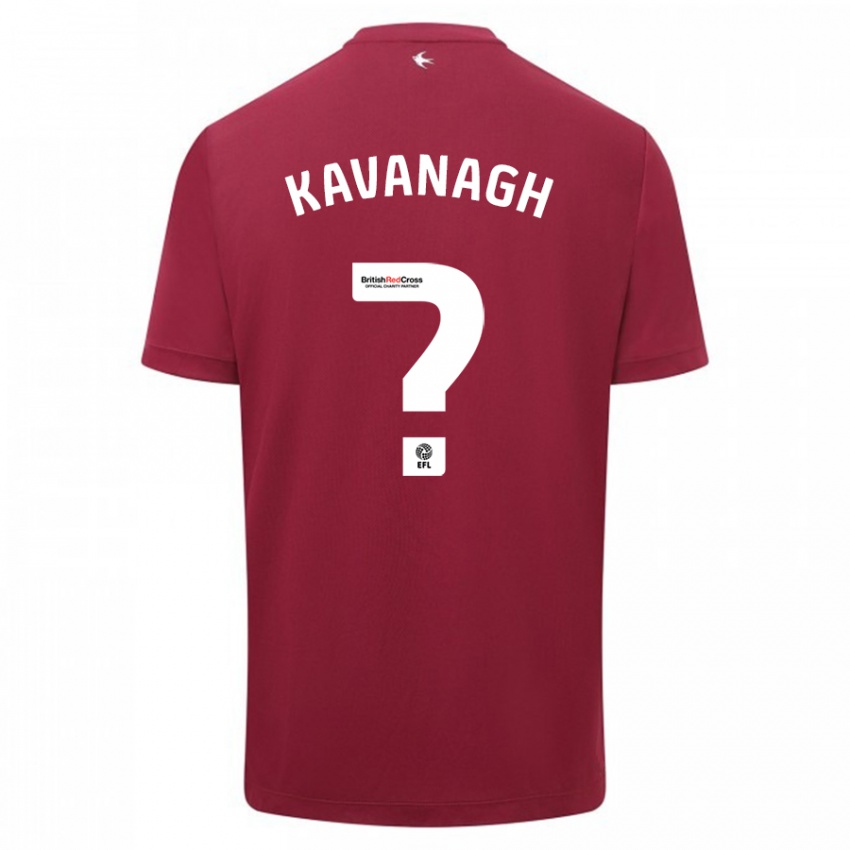 Herren Ryan Kavanagh #0 Rot Auswärtstrikot Trikot 2023/24 T-Shirt Schweiz