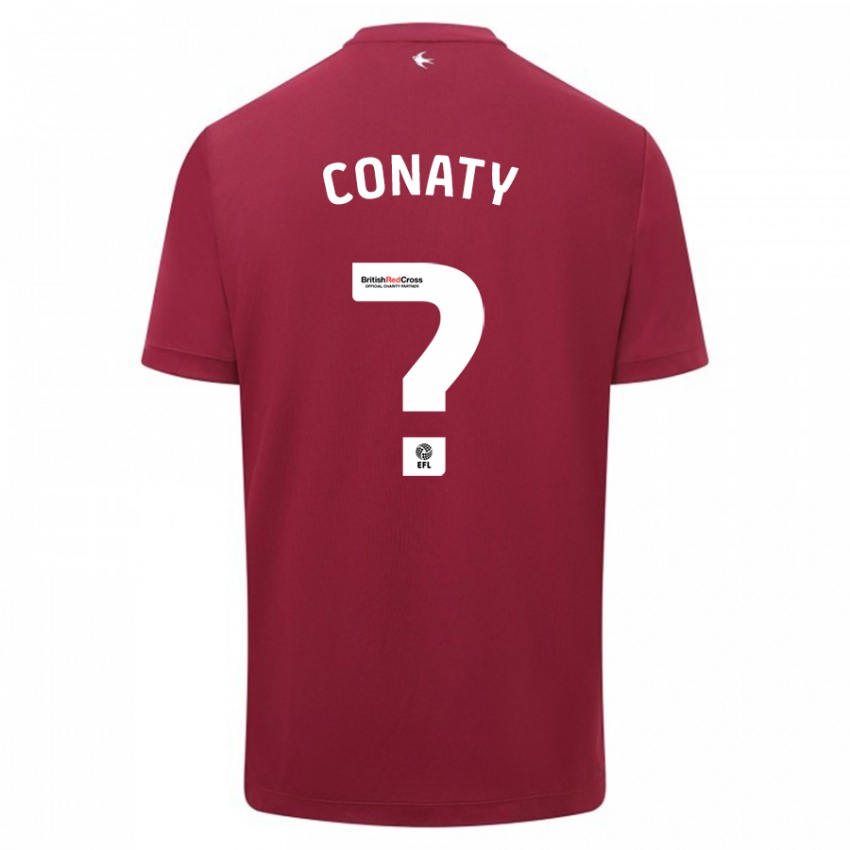 Herren Keano Conaty #0 Rot Auswärtstrikot Trikot 2023/24 T-Shirt Schweiz